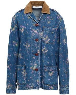 Philosophy Di Lorenzo Serafini Jeansjacke/-Mantel - Blau