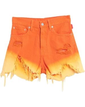 Denimist Denim Shorts - Orange