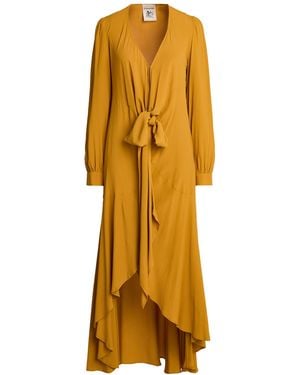 Semicouture Maxi-Kleid - Gelb