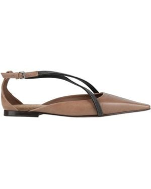 Brunello Cucinelli Ballet Flats Leather - Brown