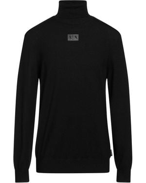 ARMANI EXCHANGE Turtleneck - Black