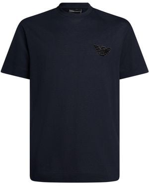 Emporio Armani T-Shirt Cotton - Blue
