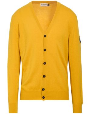 Roy Rogers Mustard Cardigan Wool, Viscose, Polyamide, Cashmere - Yellow