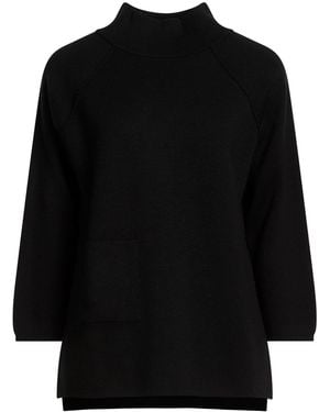 Gran Sasso Turtleneck Virgin Wool - Black