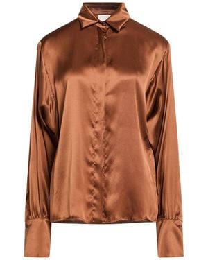 Crida Milano Shirt Silk - Brown