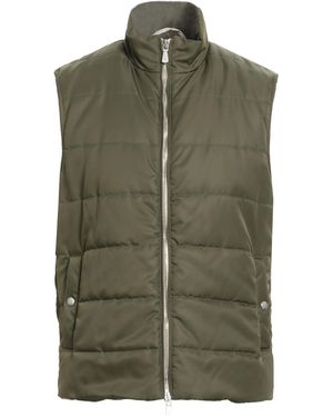 Eleventy Military Vest Polyamide - Green