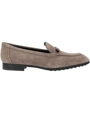 Tod's Loafers Leather - Gray