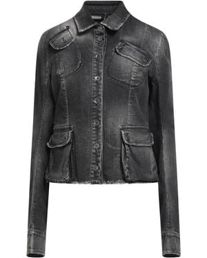 Masnada Jeansjacke/-Mantel - Schwarz