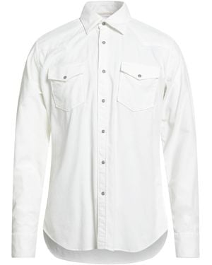 Tintoria Mattei 954 Shirt Cotton, Elastane - White