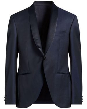 Luigi Bianchi Blazer Virgin Wool, Mohair Wool - Blue