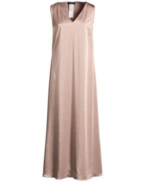 Weekend by Maxmara Camel Maxi Dress Polyester - Pink