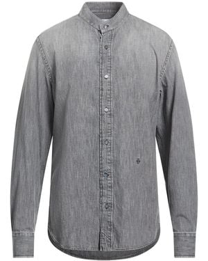 Jacob Cohen Charcoal Denim Shirt Cotton - Grey