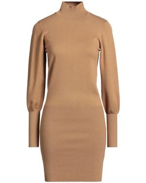 Silvian Heach Mini Dress Viscose, Polyester, Nylon - Natural