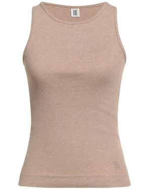 By Malene Birger Light Tank Top Organic Cotton, Elastane - Natural