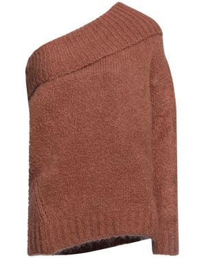 SOLOTRE Tan Sweater Wool, Acrylic, Polyamide, Elastane - Brown