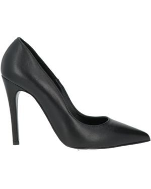 PAOLO MATTEI Court Shoes Leather - Black
