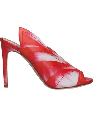 Moschino Sandals Leather - Red