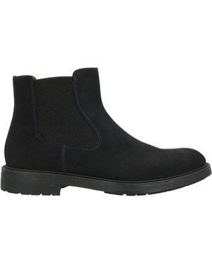 ROSSI SHOES Ankle Boots Leather - Black