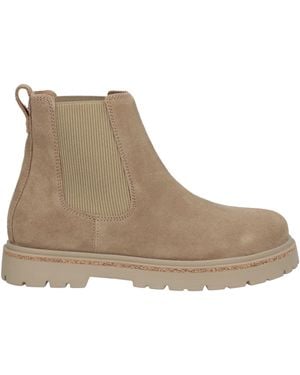 Birkenstock Ankle Boots Leather - Natural