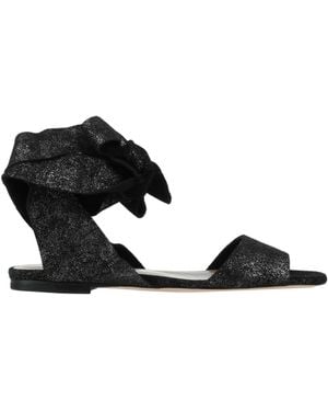 Douuod Sandals Leather - Black