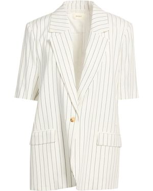 ViCOLO Blazer Viscose, Linen, Polyester - White