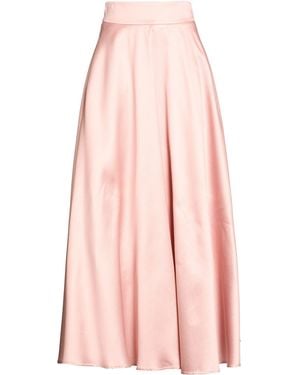 A | LIGNÉ Ligné Antique Rose Maxi Skirt Polyester, Silk - Pink