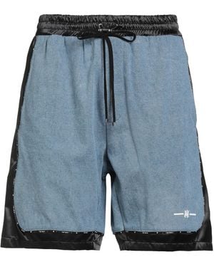 Amiri Denim Shorts Cotton, Nylon - Blue