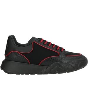 McQueen Trainers Leather, Synthetic Material - Black