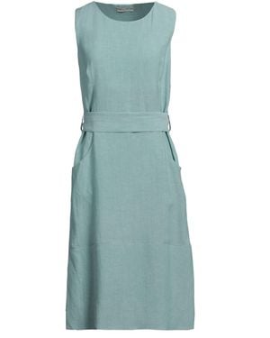 Fedeli Midi Dress Viscose, Linen - Blue