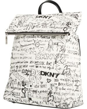 DKNY Backpack Polyurethane - White