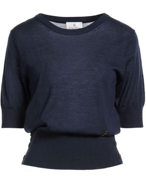 Conte Of Florence Midnight Sweater Merino Wool - Blue
