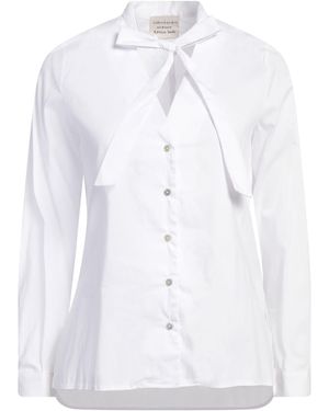 ALESSIA SANTI Shirt Cotton, Polyamide, Elastane - White
