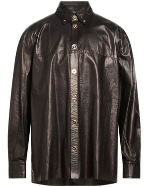 Versace Shirt Lambskin - Black