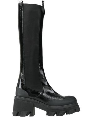 Ganni Boot Leather - Black