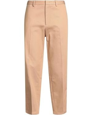 Jil Sander Camel Trousers Cotton - Natural