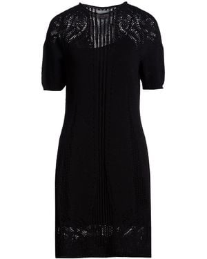 Alberta Ferretti Mini Dress Cotton - Black