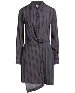 Ottod'Ame Charcoal Mini Dress Viscose - Blue