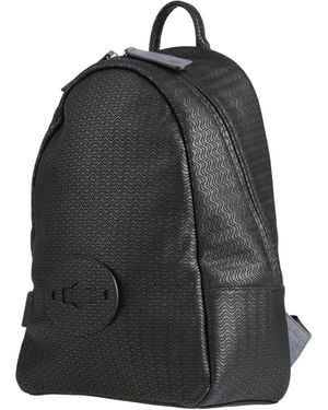 Zanellato Backpack Leather, Textile Fibres - Black