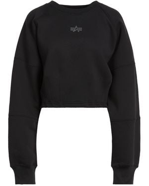 Alpha Industries Sweatshirt Cotton, Polyester - Black