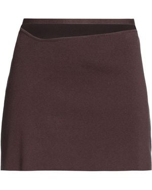 ANDREADAMO Mini Skirt - Brown