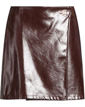 Compagnia Italiana Chocolate Mini Skirt Polyester - Brown