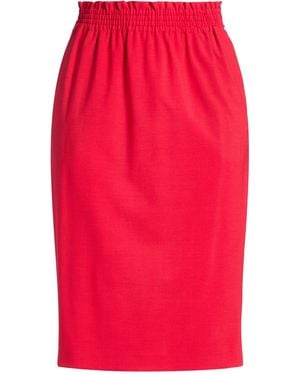 Jucca Midi Skirt Silk, Elastane - Red