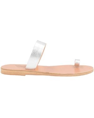 Ancient Greek Sandals Thong Sandal Cowhide - White