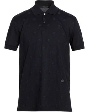 Roberto Cavalli Midnight Polo Shirt Cotton - Black