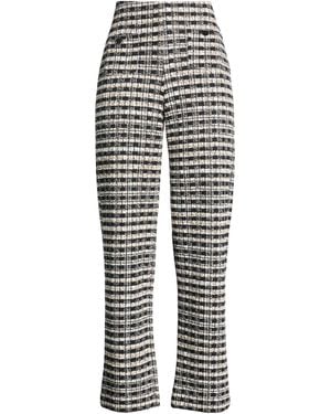 RAFFAELLO ROSSI Pants Polyester, Cotton, Metal Fiber, Elastane - Gray