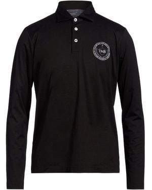 Tombolini Polo Shirt Cotton, Elastane - Black