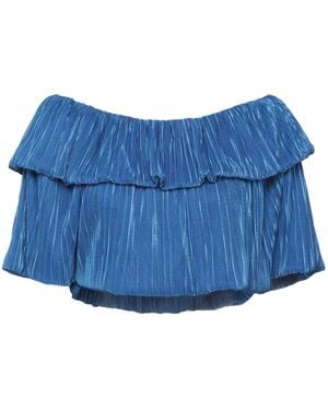 VANESSA SCOTT Top Polyester, Elastane - Blue