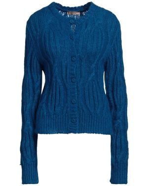 Twinset Cardigan Polyamide, Mohair Wool, Wool - Blue