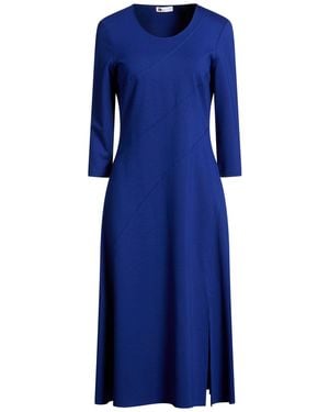 Diana Gallesi Bright Midi Dress Viscose, Polyamide, Elastane - Blue