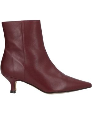 Ángel Alarcón Ankle Boots Leather - Purple